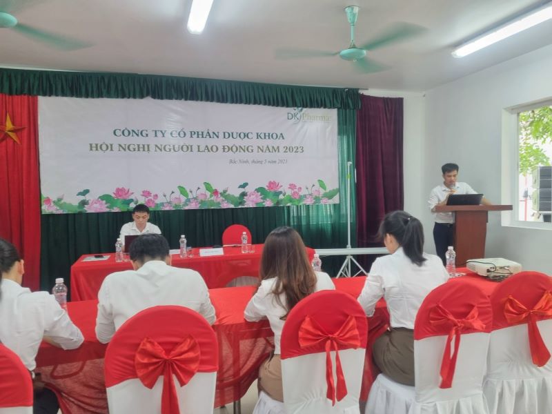 Hội nghị người lao động Công ty Cổ phần Dược Khoa năm 2023