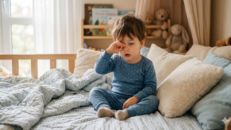 Trẻ hay dụi mắt có nguy hiểm không? 4 Dấu hiệu báo động cần thăm khám ngay